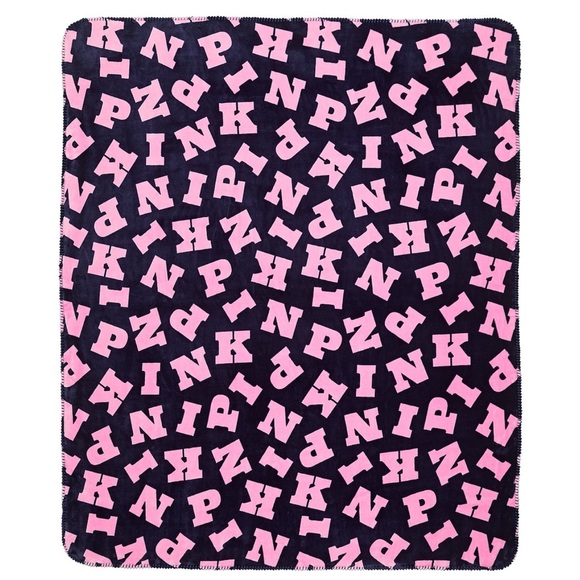 VICTORIA'S SECRET Cozy Logo Blanket - Picture 2 of 2